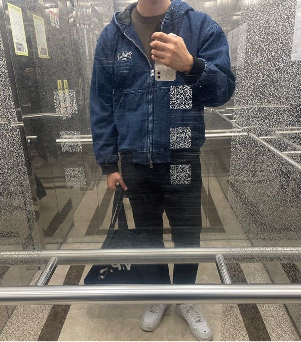 アウターその他 [YALE] DENIM QUILTED JACKET MUSINSA | YALE Washed denim quilting jacket indigo