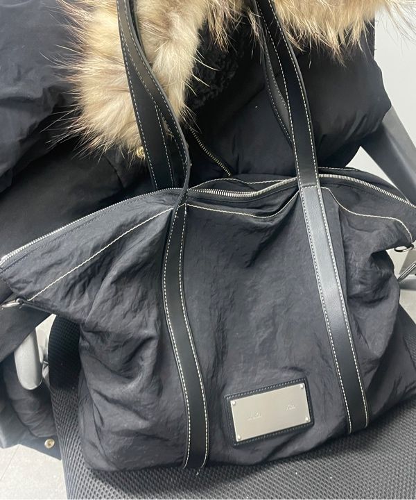 【Matin Kim】FABRIC NEW SHOPPER BAG ブラック MUSINSA | MATIN KIM FABRIC NEW SHOPPER BAG IN BLACK