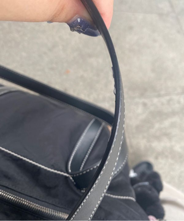 MUSINSA | MATIN KIM FABRIC NEW SHOPPER BAG IN BLACK