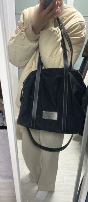 ★Matin Kim★FABRIC NEW SHOPPER BAG★大人気★ ☆MATIN KIM☆ FABRIC NEW SHOPPER BAG 韓国発 ショルダーバッグ