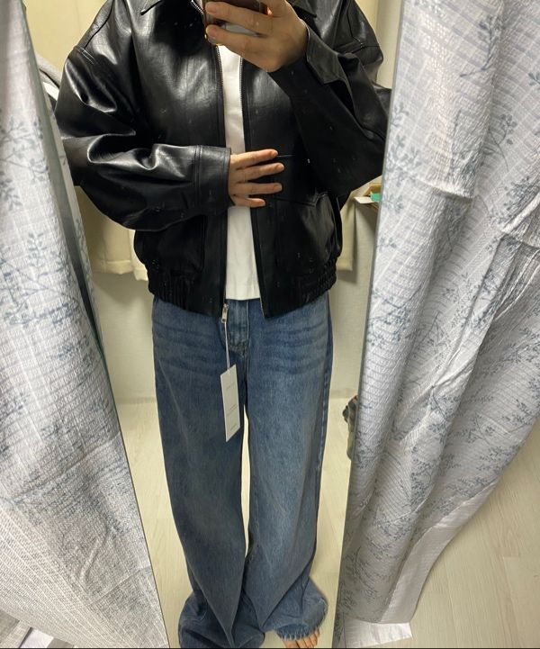 ジャケット Siyazu SIOT4079 Fake Leather Bomber Jacket_Black MUSINSA | SIYAZU SIOT4079 Fake Leather Bomber Jacket_Black