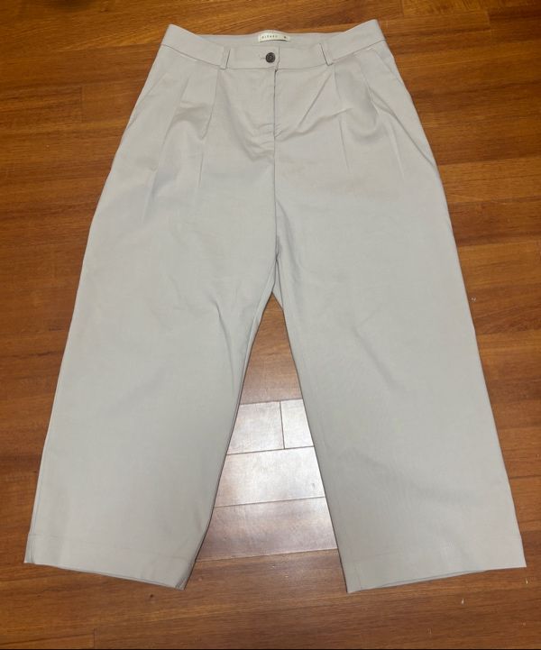 MUSINSA | SIYAZU SIPT7052 muse two tuck wide slacks_Charcoal