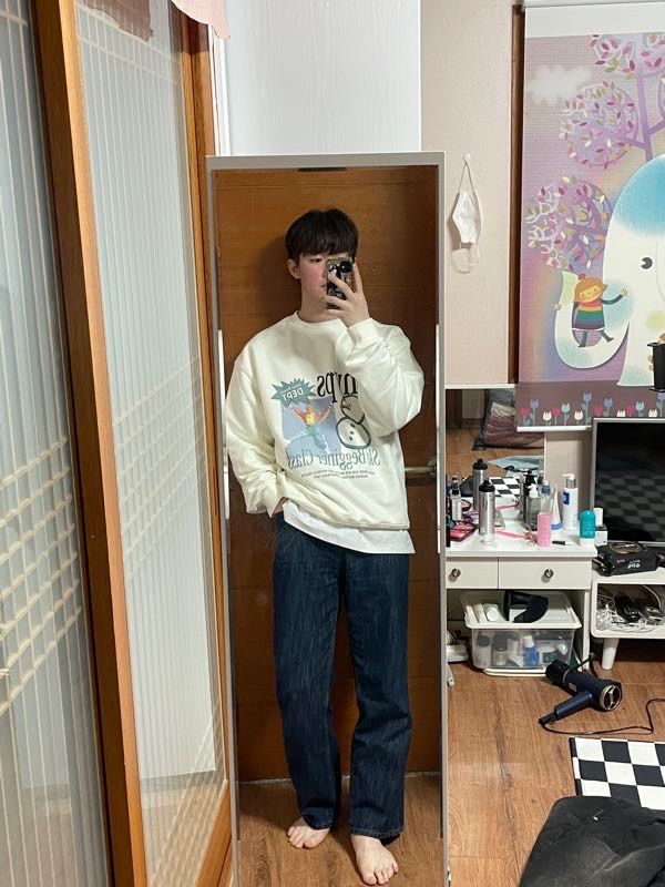 ◆PHYPS SKI BEGGINER CLASS CREWNECK/2色◆ MUSINSA公式 | PHYPS SKI BEGGINER CLASS CREWNECK_IVORY