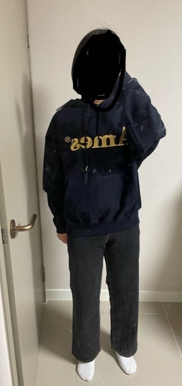 MUSINSA | AMES-WORLDWIDE BASIC LOGO HOODIE BROWN