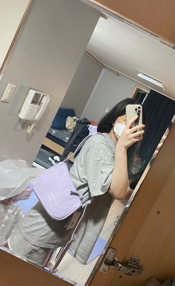 MUSINSA | JEDREFEB5 Slant shoulder bag ivory