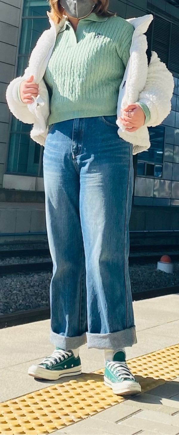MUSINSA | PARTIMENTO WOMEN Low Rise Wide Leg Jeans_Blue