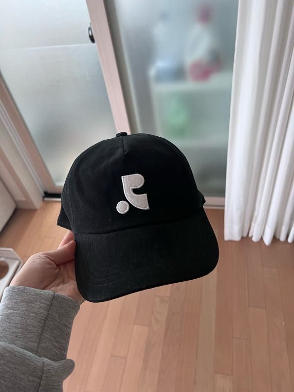 MUSINSA | REST&RECREATION RR LOGO BALL CAP BLACK