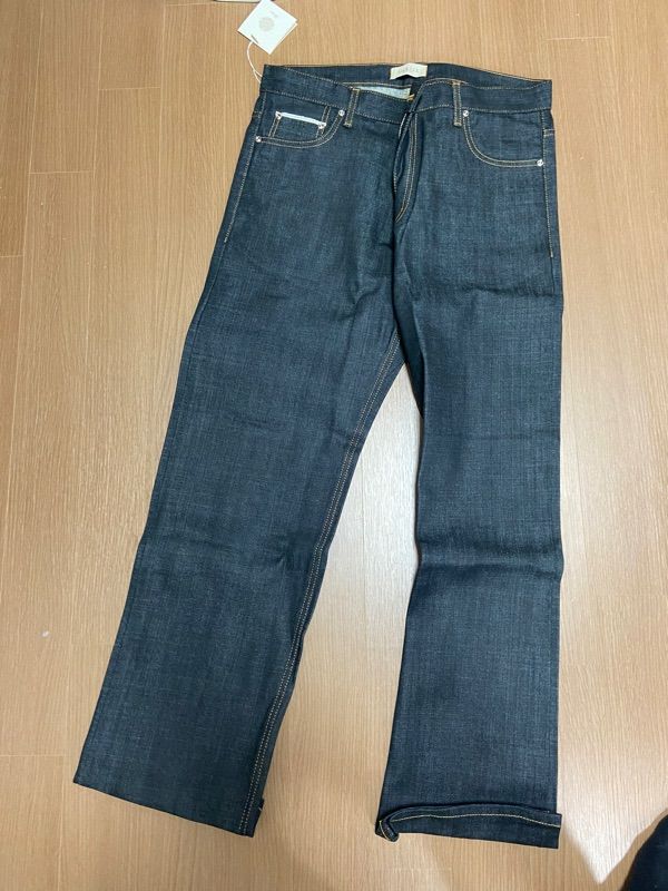 MUSINSA | SORTIE 077 Raw Selvedge denim Jeans (Indigo Blue)