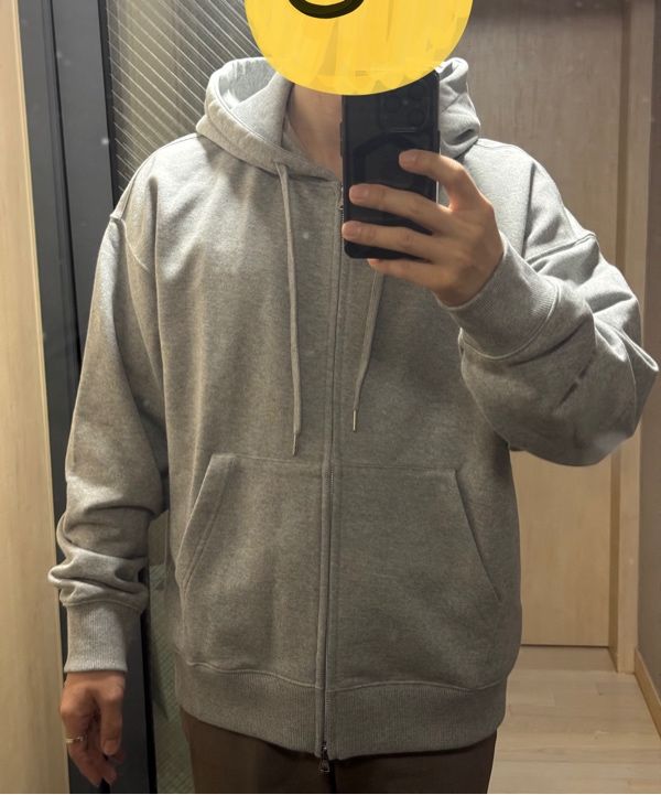 MUSINSA | MUSINSA STANDARD Recycled Oversized Hooded Sweat Zip-Up