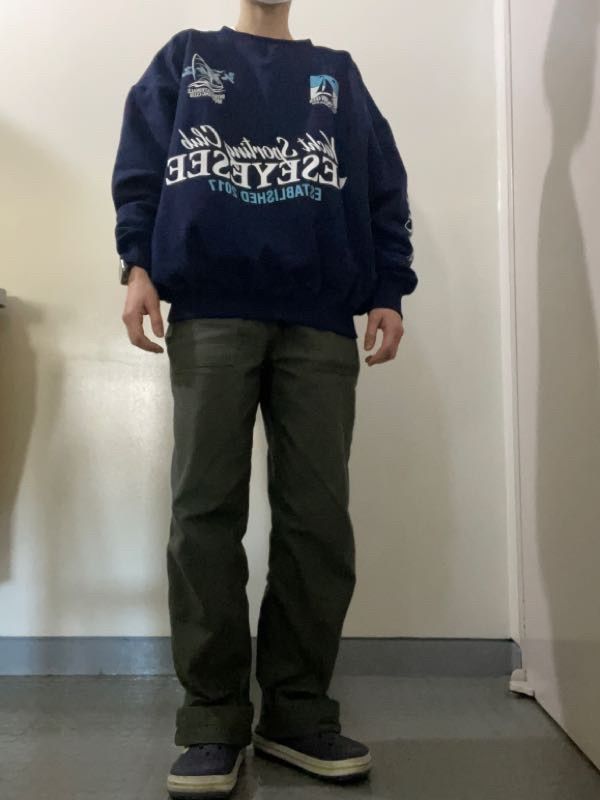 ☆YESEYESEE☆ YES Yacht Sweatshirt Slate MUSINSA | YESEYESEE YES Yacht Sweatshirt Slate