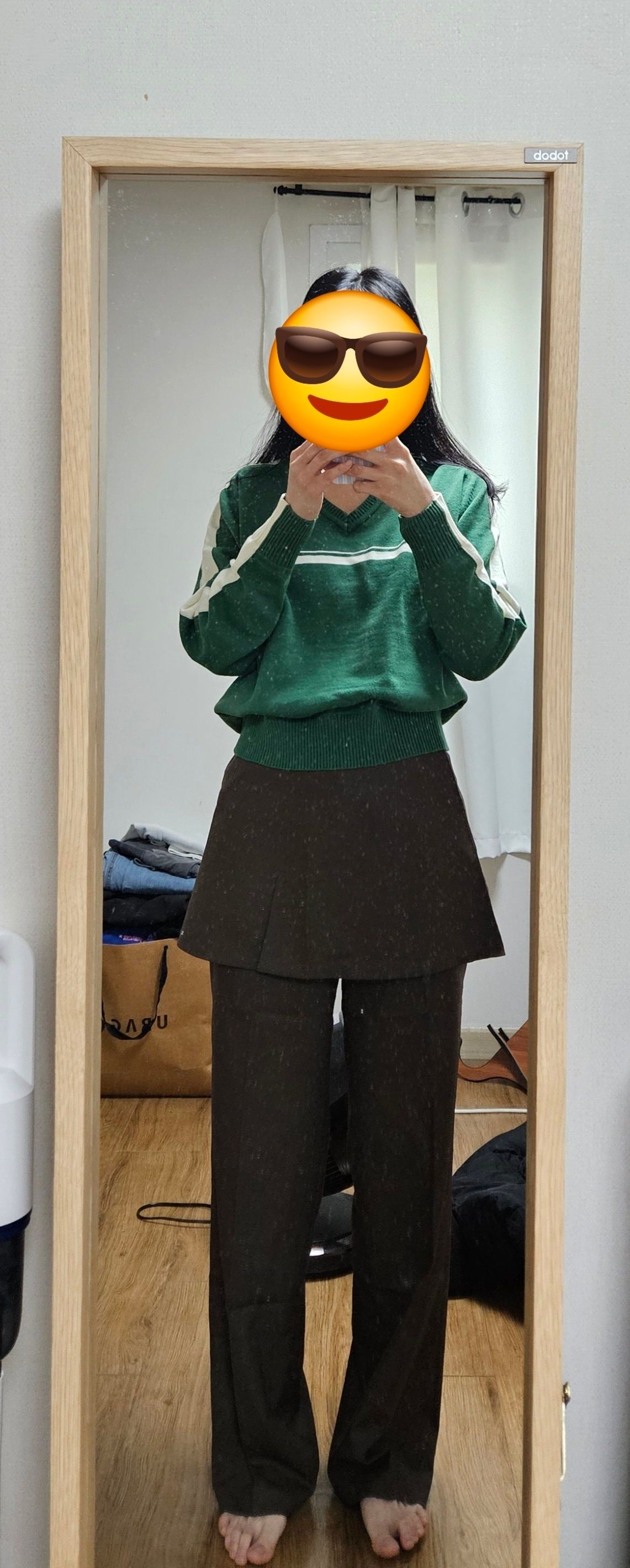 ◆sinoon◆ 2 WAY LAYERED PANTS BROWN SN2C3BP004_BR MUSINSA | SINOON 2WAY LAYERED PANTS (BROWN)