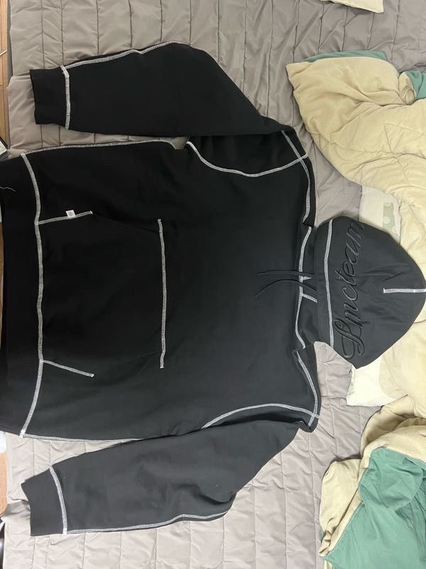 MUSINSA | LMC LMC CONTRAST STITCH HOODIE black