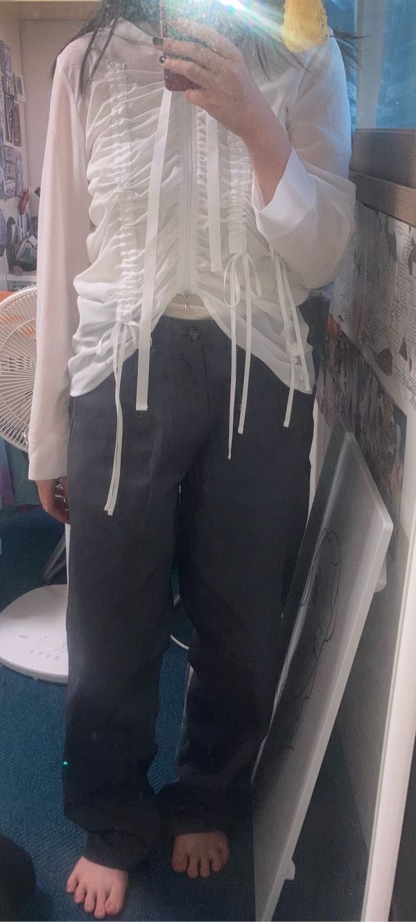 【NACHE】 SHIRRING CHIFFON HOODIE ZIP-UP NACHE】 SHIRRING CHIFFON HOODIE ZIP-UP - メルカリ