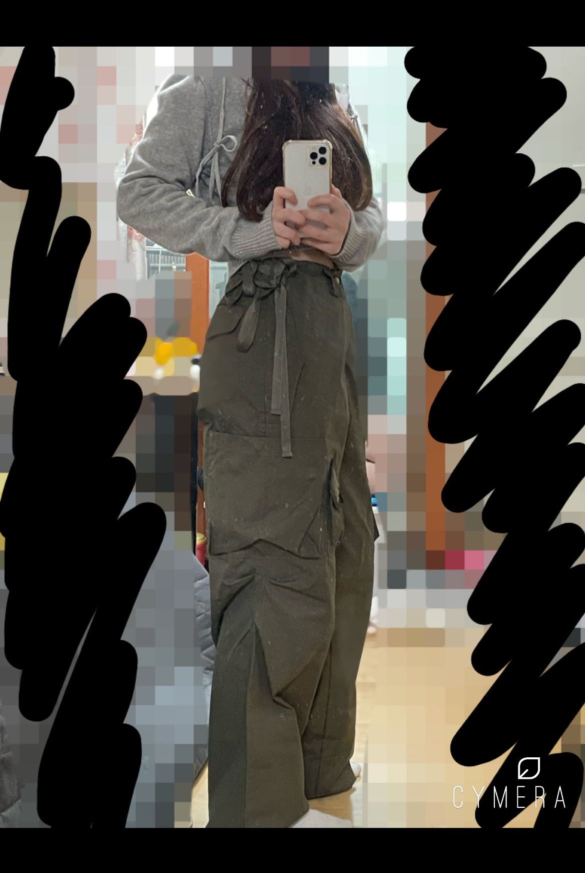 MUSINSA公式 | NACHE STRAP CARGO PANTS (UNISEX / KHAKI)