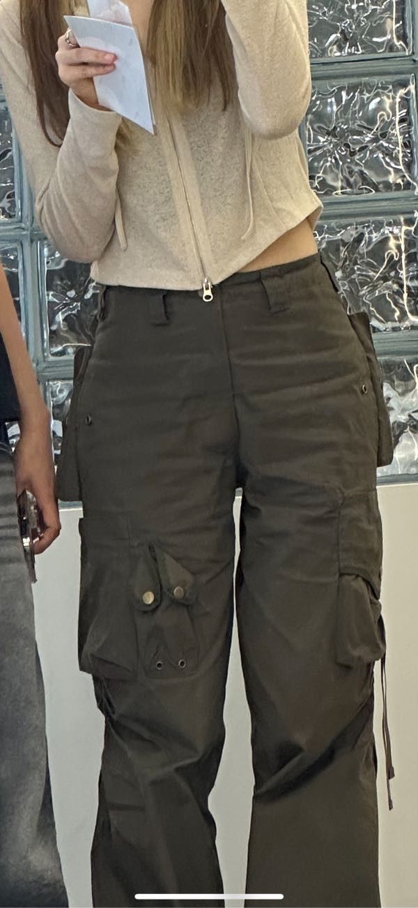 MUSINSA | NACHE STRAP CARGO PANTS (UNISEX / KHAKI)