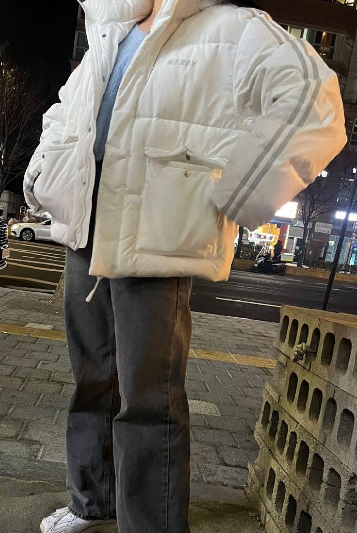 [ NERDY ]★NY DOWN JACKET MUSINSA | NERDY NY Down Jacket Blue