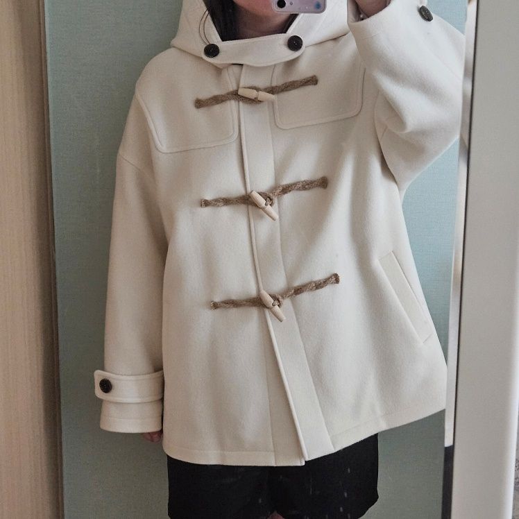 MUSINSA公式 | MAINBOOTH [ウール90%]オーバーサイズハーフダッフル