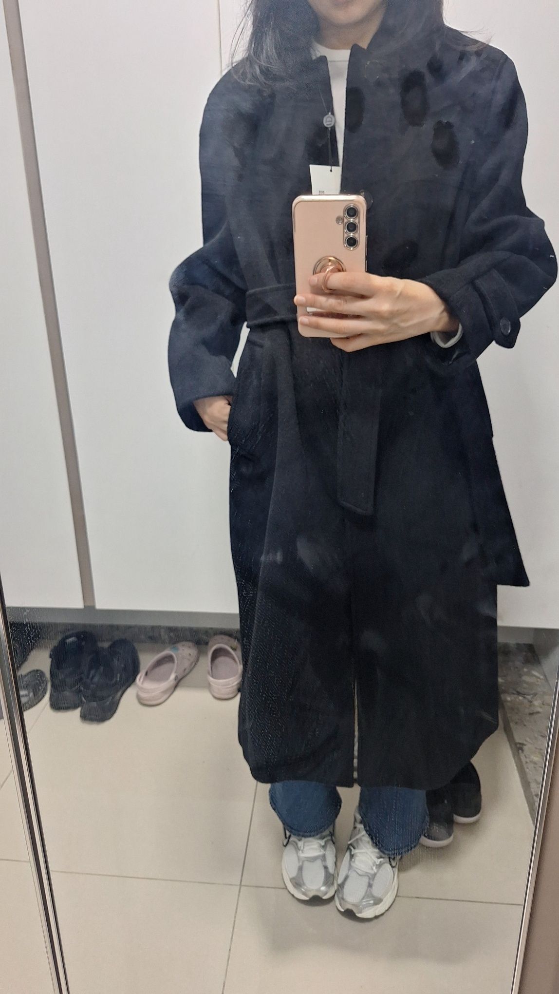 MUSINSA | DUNST FOR WOMEN UNISEX BELTED CASHMERE MAC