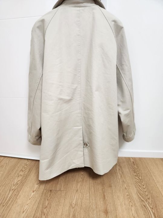 MUSINSA公式 | LAMINEZ ハーフトレンチコート - アイボリー