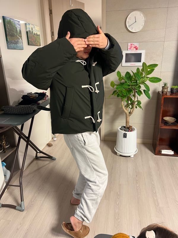 ●KIIMUIR●OVERFIT 2-WAY DUFFLE HOOD SHORT PADDING 韓国人気 MUSINSA | KIIMUIR Overfit 2-WAY Duffel Hood Short Padding_Black