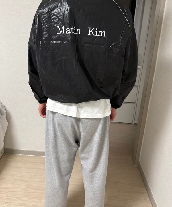 MUSINSA公式 | MATIN KIM MATIN KIM LOGO COATING JUMPER