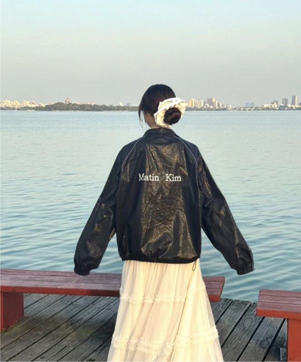 MUSINSA | MATIN KIM MATIN KIM LOGO COATING JUMPER