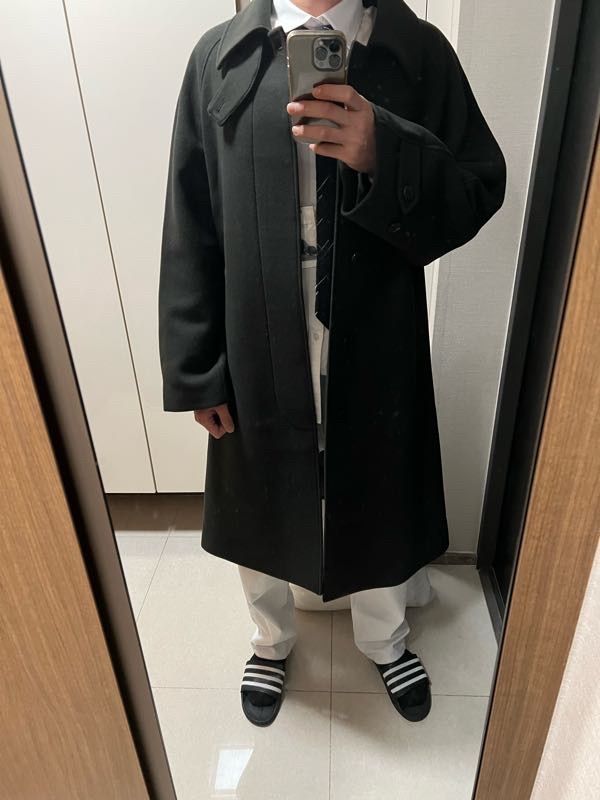 MUSINSA | ANOTHER OFFICE Legacy Cashmere Balmacaan Coat