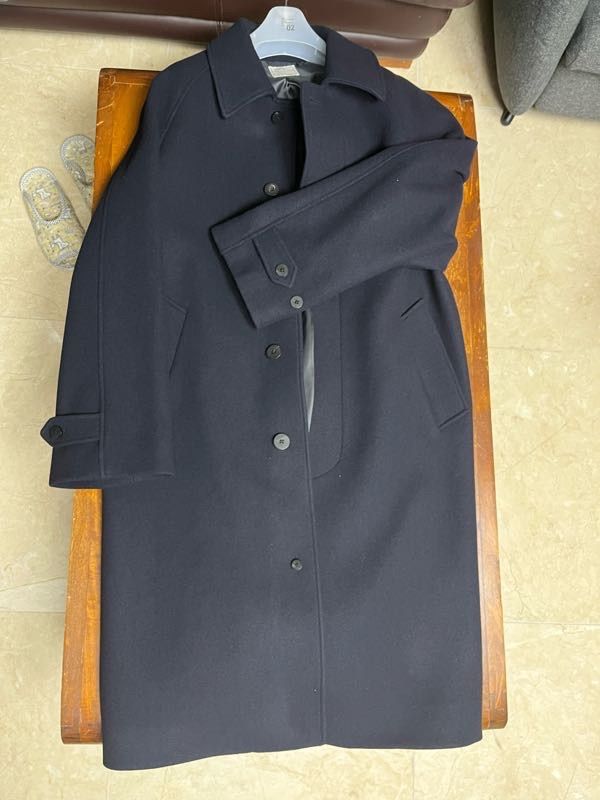 MUSINSA | ANOTHER OFFICE Legacy Cashmere Balmacaan Coat (Heather