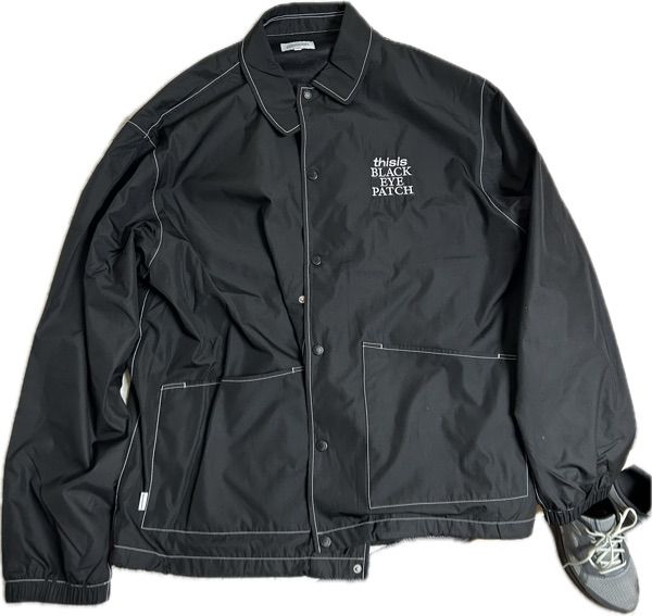 MUSINSA公式 | thisisneverthat BEP x TNT Coach Jacket Black