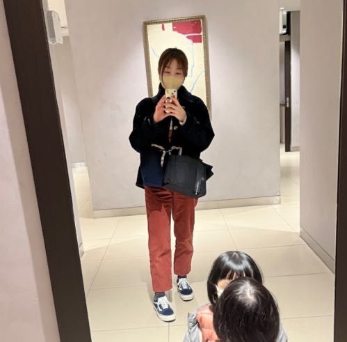 [KIRSH] CHERRY HOODIE HALF DUFFLE COAT ☆送料込☆ チェリーフーディーハーフダッフルコート【ネイビー】