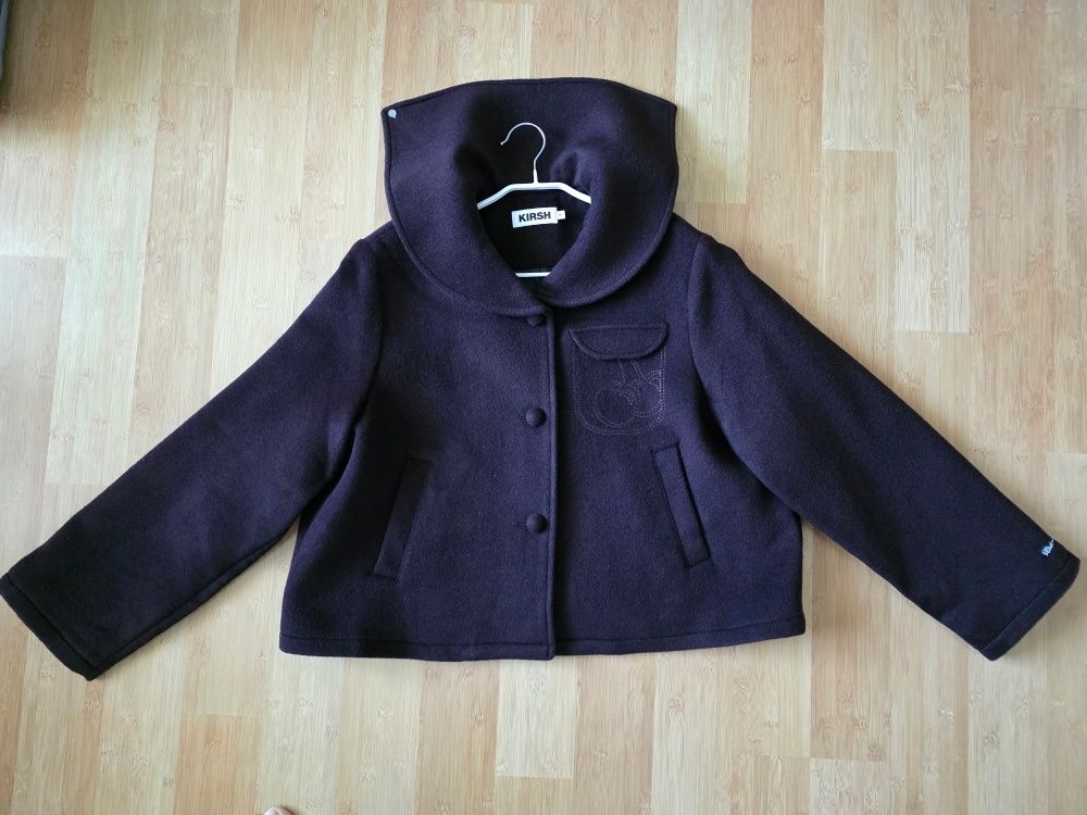 [ KIRSH ]★CHERRY SAILOR CROP COAT MUSINSA公式 | KIRSH Cherry Sailor Crop Coat [Red Brown]