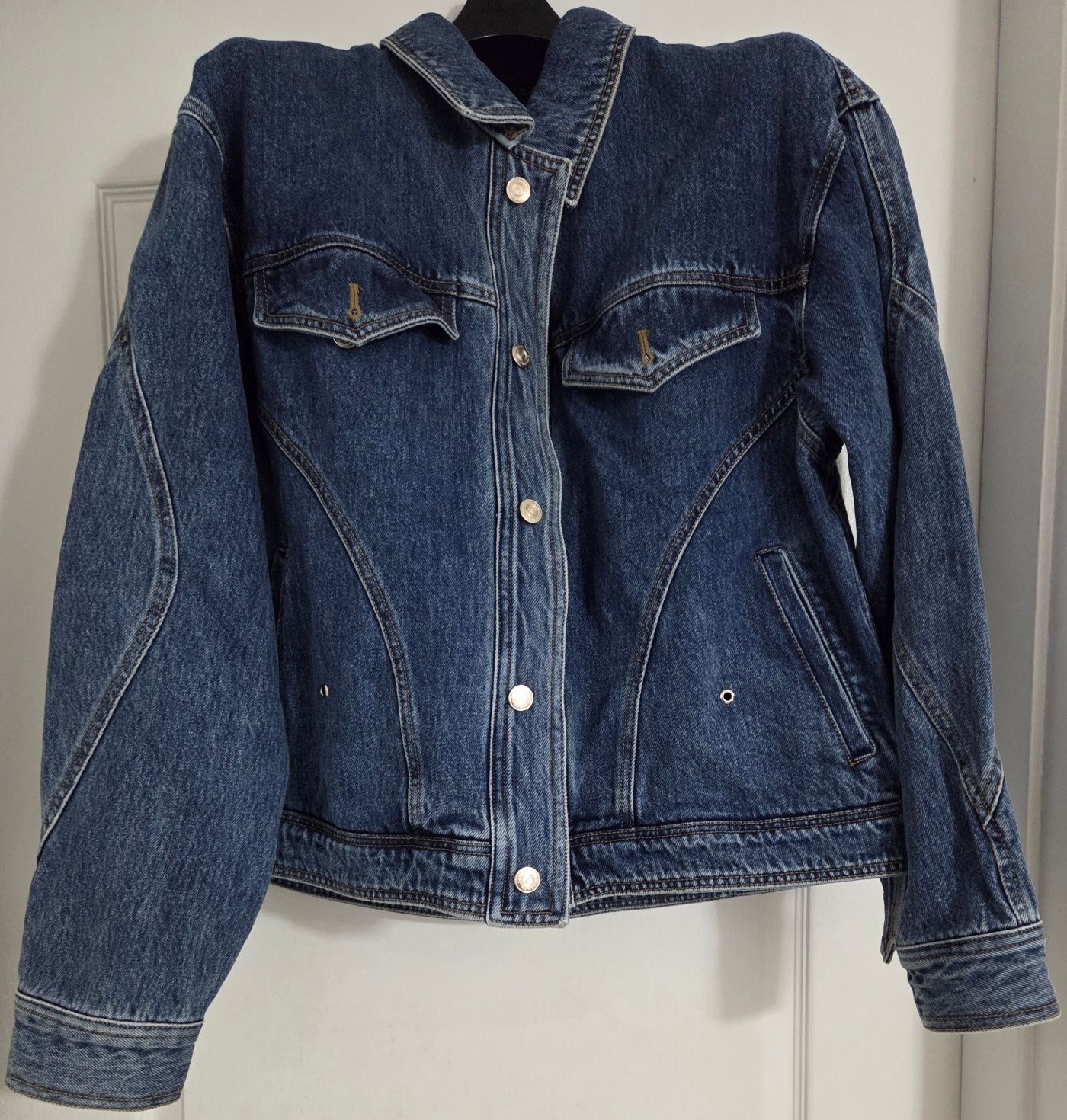 MUSINSA公式 | 51PERCENT Tunnel Lining denim Jacket - Deep Blue