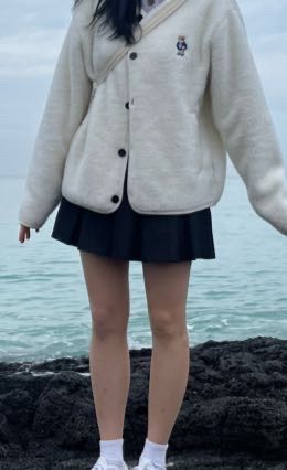 MUSINSA公式 | YALE Embroidered Dan Caraless Boa Fleece