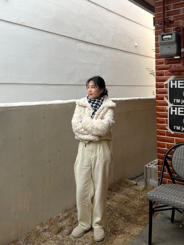 MUSINSA公式 | AVANDRESS Emilie Fur Jacket IVORY