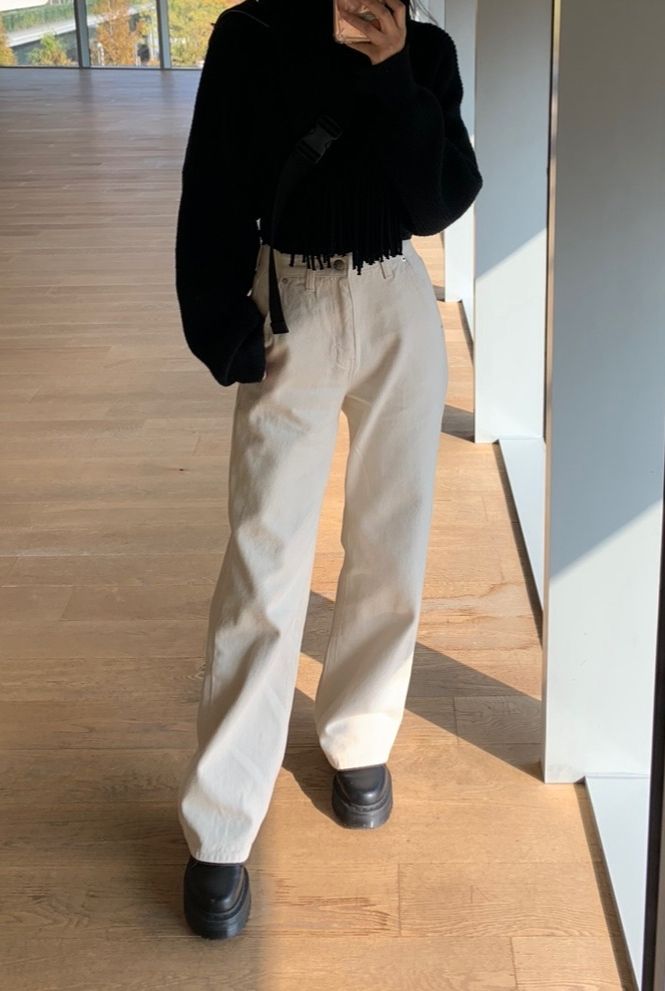 パンツ AVANDRESS Herringbone Straight Pants BLACK AD43PT41BK MUSINSA | AVANDRESS Herringbone Straight Pants BLACK