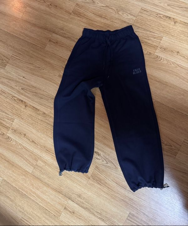 MUSINSA | ENZO BLUES Two-way jersey pants (Navy)