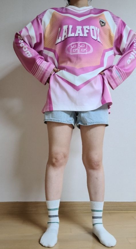 MUSINSA | LALAFOX LALA SPORTY OVERSIZED JERSEY T-SHIRT