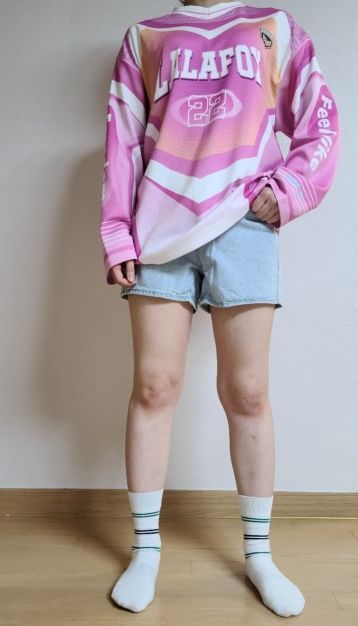 MUSINSA | LALAFOX LALA SPORTY OVERSIZED JERSEY T-SHIRT