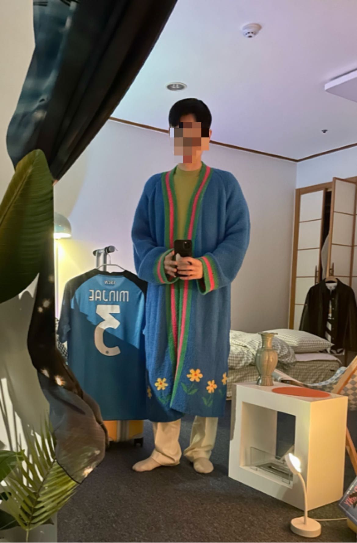 MUSINSA | WIGGLE WIGGLE FASHION Lounge Robe - Dont Panic