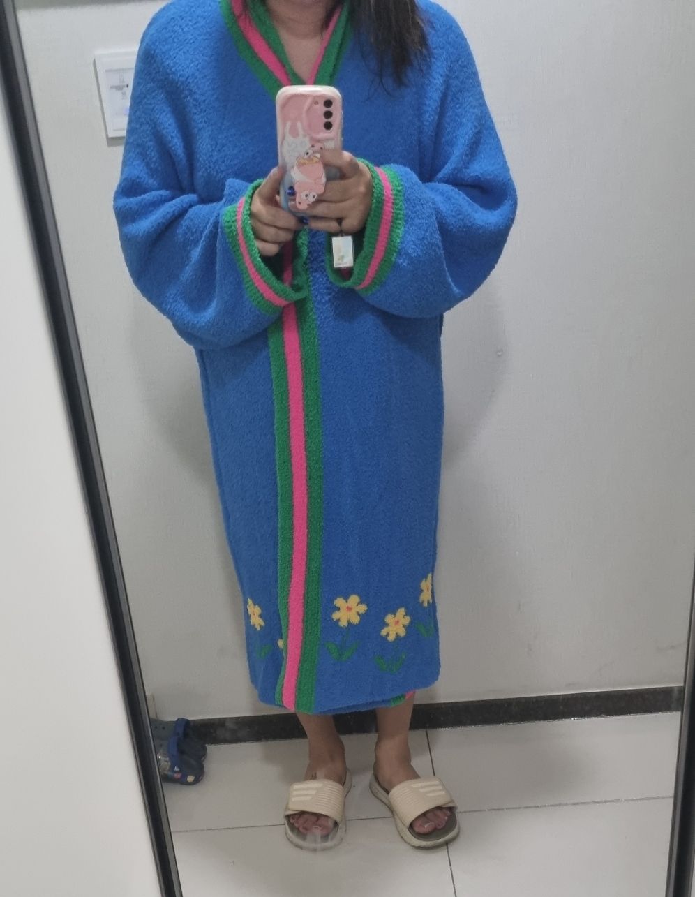 MUSINSA | WIGGLE WIGGLE FASHION Lounge Robe - Dont Panic