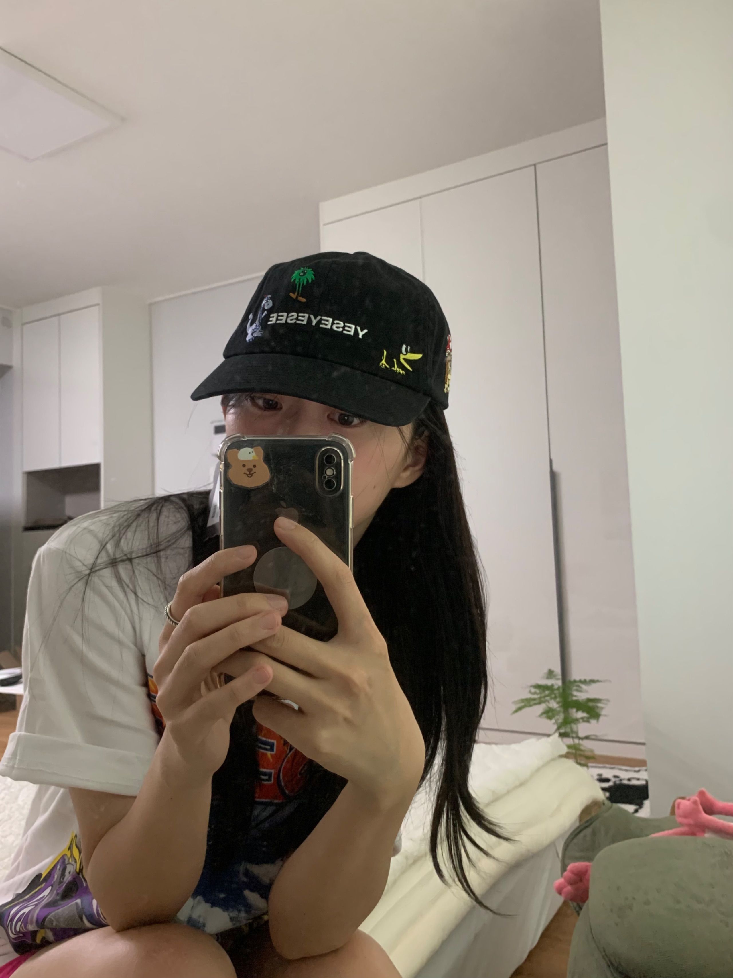 [YESEYESEE] ★ Cartoon Cap MUSINSA | YESEYESEE Cartoon Cap Black