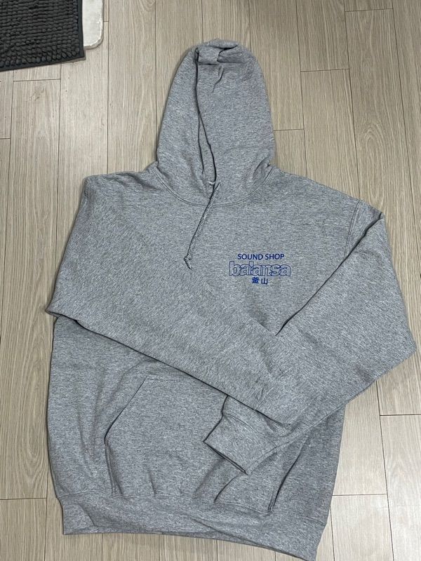 MUSINSA | BALANSA SSB LOGO HOODIE (HEATHER GRAY)