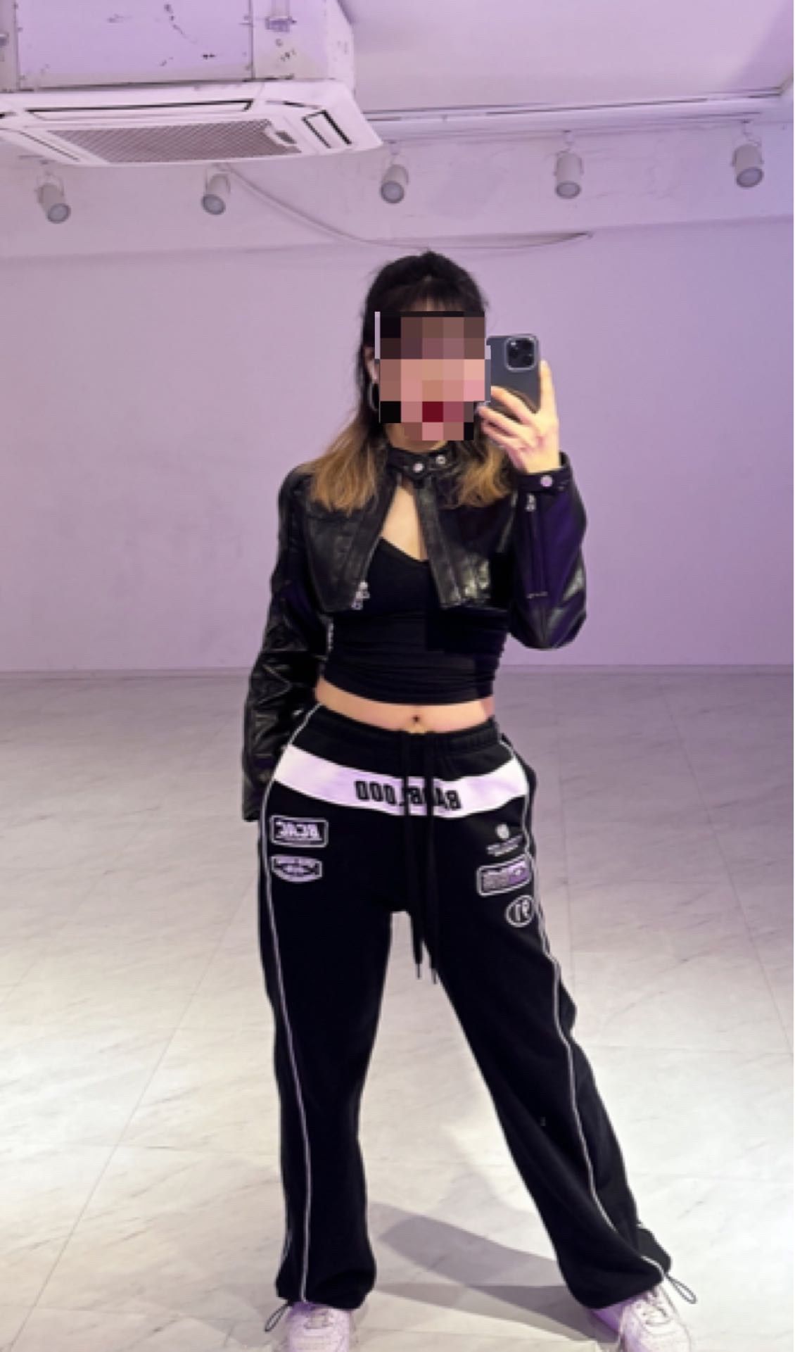 MUSINSA | BADBLOOD Victor Crop Racing Jacket - Red