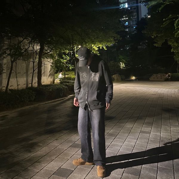 MUSINSA | CPGN STUDIO [2-WAY] Flutter Pigment Zip-up Hoodie