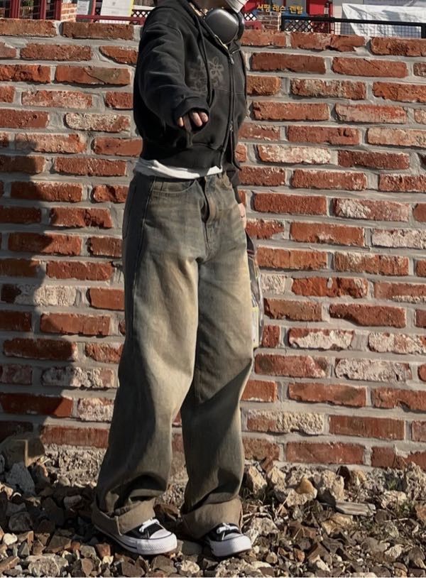 【CPGN STUDIO】Fluttery Pigment CROP Hood Zip Up Smoke CPGN STUDIO】Fluttery Pigment CROP Hood Zip Up Smoke