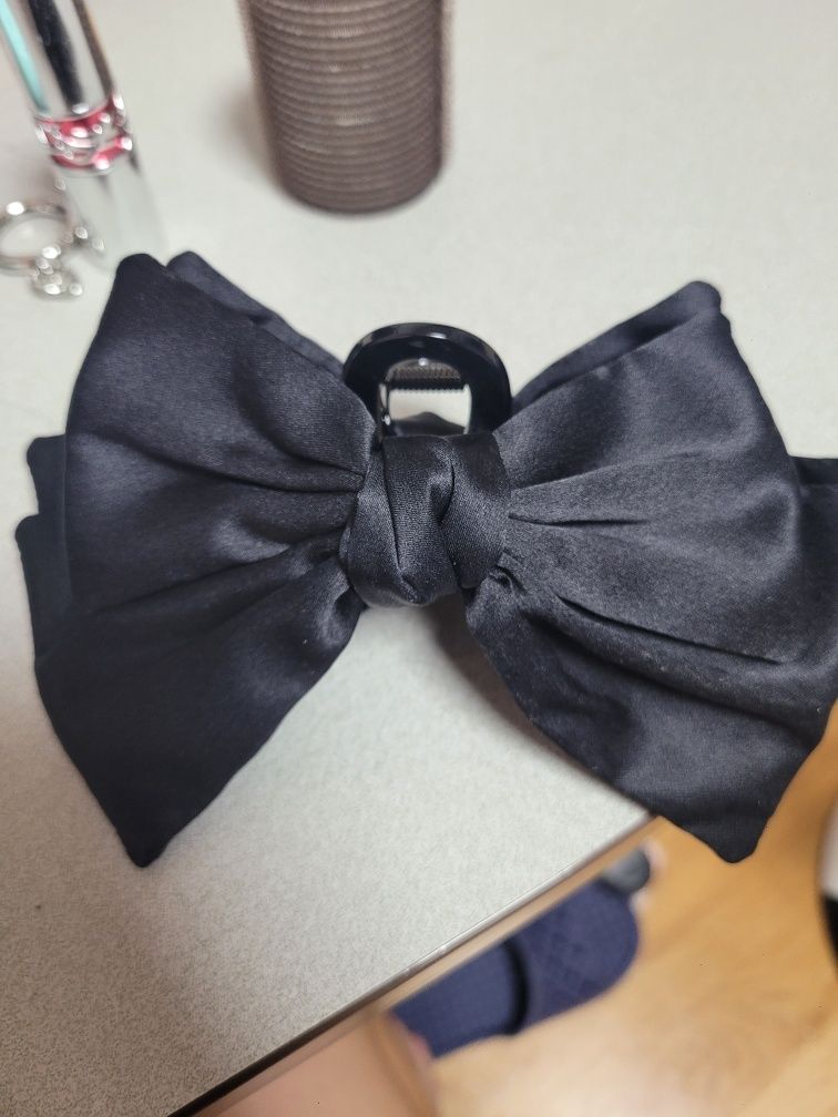 MUSINSA | TATIANA Classy Silky Ribbon Hair clip HB2206