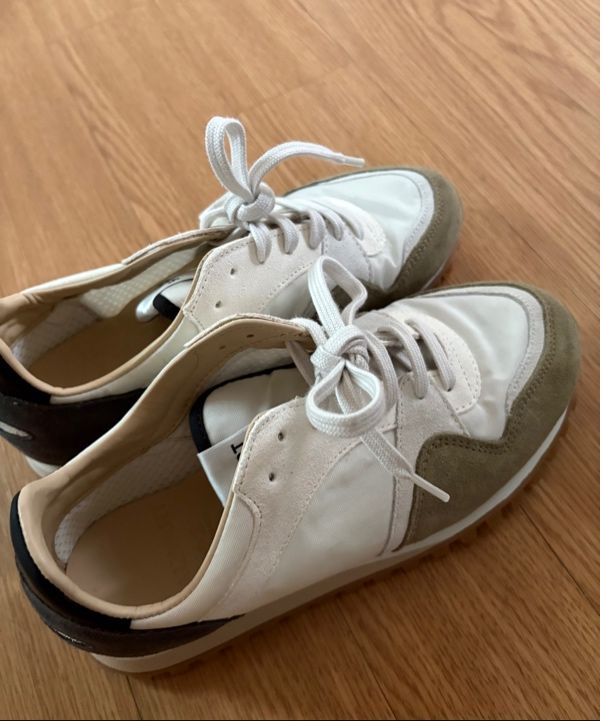 MUSINSA | SPALWART Marathon Trail Low Mix Sneakers - Olive