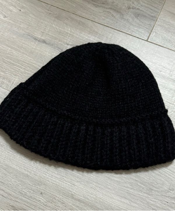 ●ANOETIC● ANC KNIT BUCKET HATLAVENDER m1037_963611 MUSINSA | ANOETIC ANC KNIT BUCKET HAT_BLACK