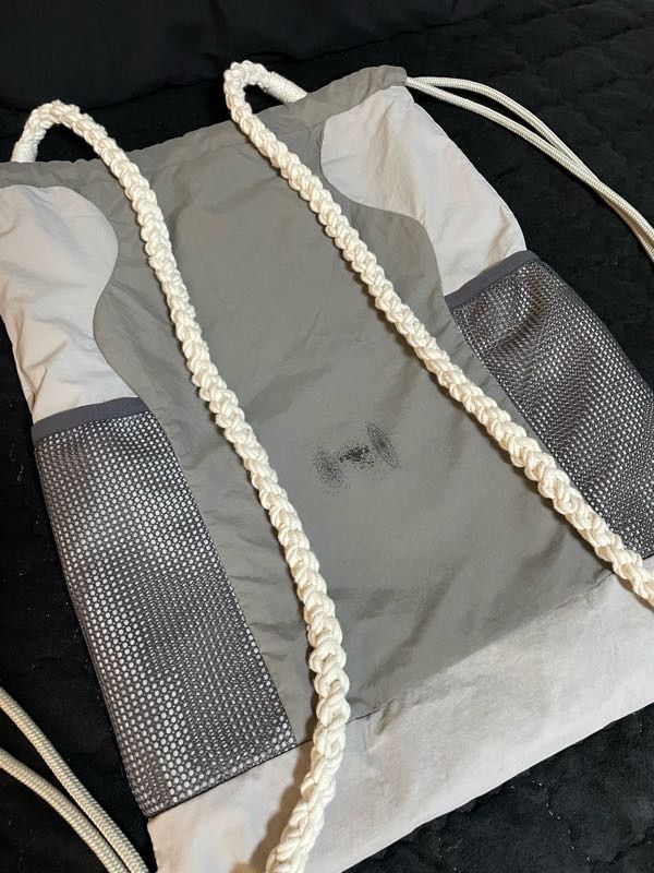 MUSINSA | FLAREUP Wave Handmade Gym Sack - Cream (FL-724)