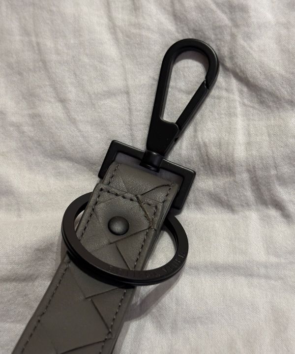 キーホルダー・キーリング *BOTTEGA VENETA* Intrecciato key ring gray 607492VCPQ11445 6 MUSINSA | BOTTEGA VENETA Intresia Keyring - Gray